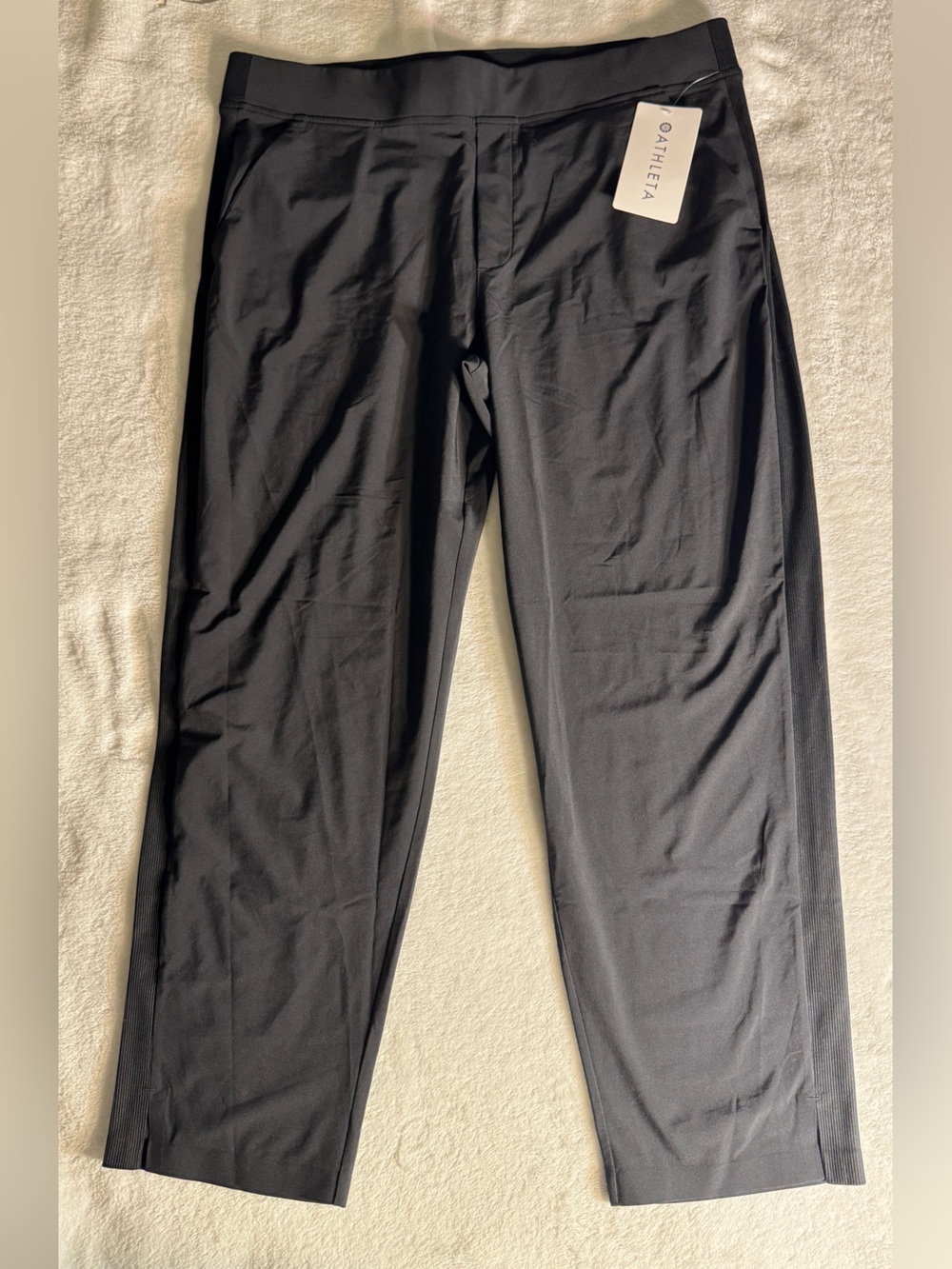 Athleta Black Men's Stretch Straight-Leg Joggers